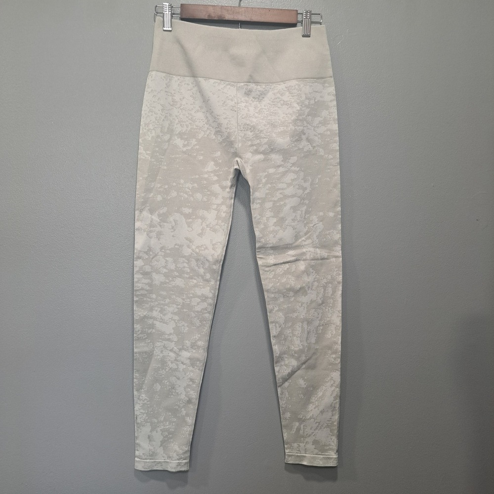 Fabletics Womens High Waisted Seamless Camo Leggings Grey LG2150409-1831 Large
